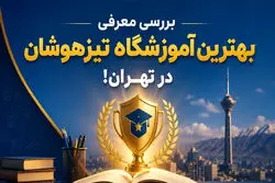بررسی معرفی بهترین آموزشگاه تیزهوشان در تهران!