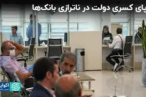 ردپای کسری دولت در ناترازی بانک‌ها
