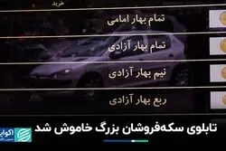 سکه‌فروشان بزرگ تابلوی خود را خاموش کردند