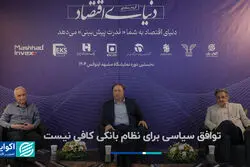توافق سیاسی برای نظام بانکی کافی نیست