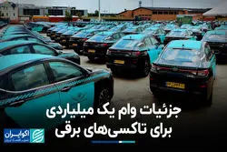 جزئیات وام یک میلیاردی برای تاکسی‌های برقی
