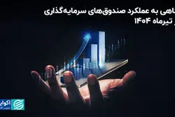 نگاهی به عملکرد صندوق‌های سرمایه‌گذاری در تیرماه 1404