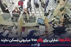 بانک‌ها تمایلی برای وام ۷۰۰ میلیونی مسکن ندارند