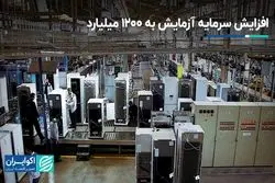 سرمایه آزمایش به نزدیک 1200 میلیارد می‌رسد