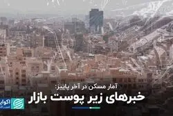 آمار مسکن در آخر پاییز/ خبرهای زیر پوست بازار