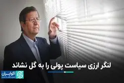 لنگر ارزی سیاست‌ پولی را به گل نشاند