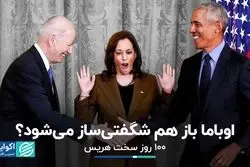 نگاه‌ها به اوباما/ ۱۰۰ روز سخت هریس