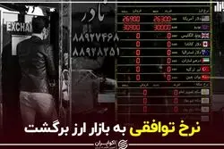 نرخ توافقی به بازار ارز برگشت