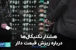 هشدار تکنیکال‌ها درباره ریزش قیمت دلار 