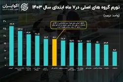 در 7 ماه ابتدایی 1403 سبد مصرف خانوار چقدر گران شده است؟ 