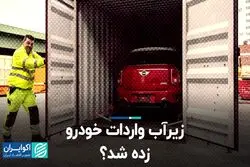 زیرآب واردات خودرو زده شد؟