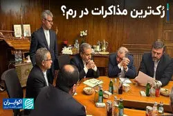 رُک‌ترین مذاکرات در رم؟