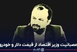 عصبانیت وزیر اقتصاد از قیمت دلار و خودرو