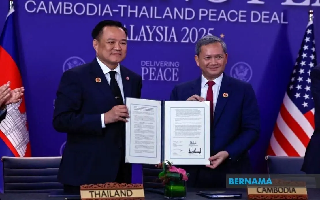  تایلند و کامبوج توافق صلح امضا کردند