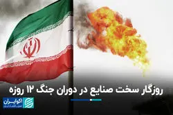 روزگار سخت صنایع در دوران جنگ ۱۲ روزه