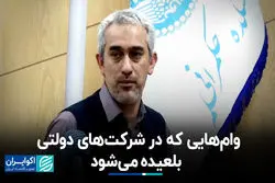 وام‌هایی که در شرکت‌های دولتی بلعیده می‌شود