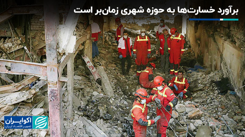 برآورد خسارت‌ها به حوزه شهری زمان‌بر است