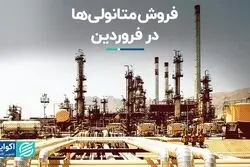 فروش متانولی‌ها در فروردین