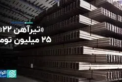 «تیرآهن 22»، 25 میلیون تومان