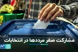 مشارکت صفر مرددها در انتخابات