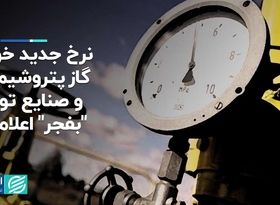 اعلام نرخ جدید خوراک گاز پتروشیمی‌ها و صنایع توسط «بفجر»