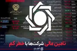 تامین مالی شرکت‌ها با خطر کم