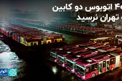 ۴۰۰ اتوبوس دو کابین به تهران نرسید