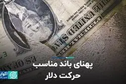 پهنای باند مناسب حرکت دلار