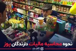 نحوه محاسبه مالیات دارندگان پوز