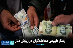 رفتار طبیعی معامله‌گران در ریزش دلار