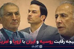 نتیجه رقابت روسیه و ایران با اروپا و آمریکا