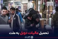 تحمیل مالیات دوبل به ملت