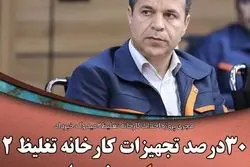 بومی سازی ۳۰ درصد از تجهیزات خارجی پروژه تغلیظ ۲