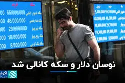 نوسان دلار و سکه کانالی شد 