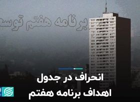  انحراف در جدول اهداف برنامه هفتم