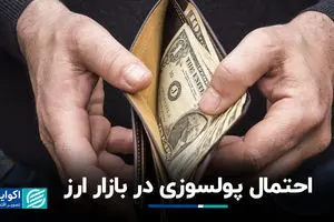 احتمال پولسوزی در بازار ارز