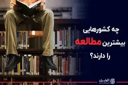 چه کشورهایی بیشترین مطالعه را دارند ؟