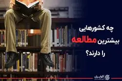 چه کشورهایی بیشترین مطالعه را دارند ؟