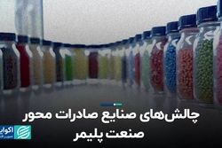 چالش‌های صنایع صادرات محور صنعت پلیمر  