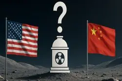 رقابت فضایی آمریکا و چین برای ساخت نیروگاه هسته‌ای در ماه