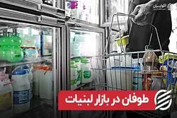 طوفان در بازار لبنیات 