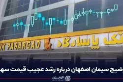 توضیح سیمان اصفهان درباره رشد عجیب قیمت سهم