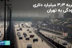 ضربه 3.3 میلیارد دلاری آلودگی به تهران