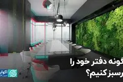 چگونه دفتر خود را سرسبز کنیم ؟