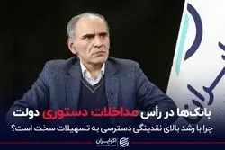 بانک‌ها در رأس مداخلات دستوری دولت