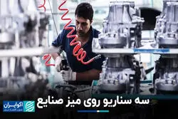 سه سناریو روی میز صنایع