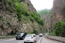 رانندگان بخوانند/ ترافیک سنگین در محور چالوس و آزادراه تهران–شمال 