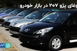 قیمت پژو 207 پرید