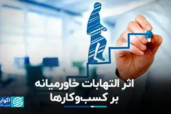 اثر التهابات خاورمیانه بر کسب‌وکارها