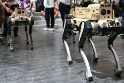 گرگ‌های رباتیک چین در میدان نبرد